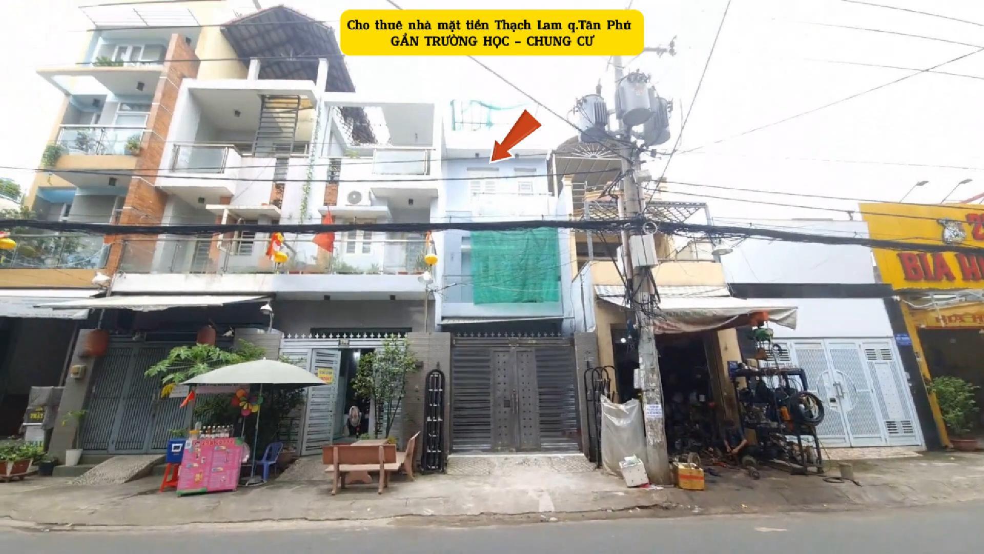Cho thuê nhà mặt tiền Thạch Lam 72m², 2Lầu-18Triệu - GẦN TRƯỜNG HỌC - Ảnh chính